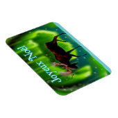 Joyeux Noё l - Northern Lights Moose Magnet (Rechte Seite)