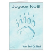 Joyeux Noё l - Polar Bear Paw Print (Vorne)