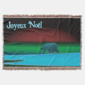 Joyeux Noё l - Polar Lights Polar Bear Decke (Vorderseite)