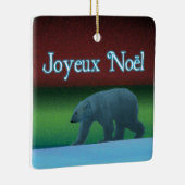 Joyeux Noё l - Polar Lights Polar Bear Keramikornament (Rechts)