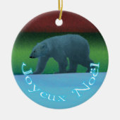 Joyeux Noё l - Polar Lights Polar Bear Keramikornament (Vorne)
