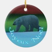 Joyeux Noё l - Polar Lights Polar Bear Keramikornament (Hinten)