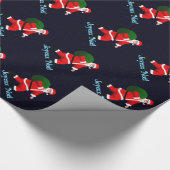 Joyeux Noё l - Santa Claus Geschenkpapier (Ecke)