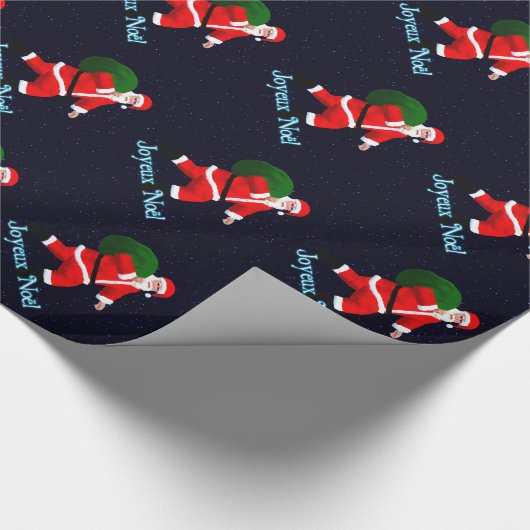 Joyeux Noё l - Santa Claus Geschenkpapier (Ecke)