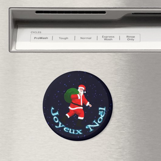 Joyeux Noё l - Santa Claus Magnet (In Situ (Geschirrspüler))