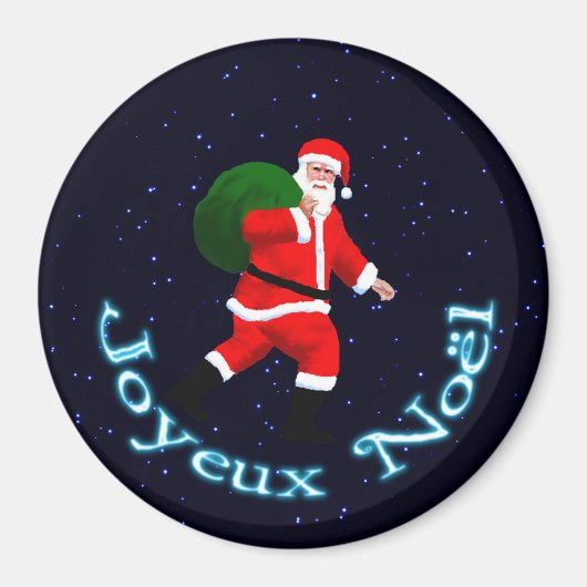 Joyeux Noё l - Santa Claus Magnet (Vorne)