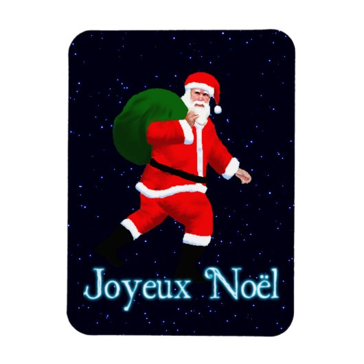 Joyeux Noё l - Santa Claus Magnet (Vertikal)