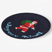 Joyeux Noё l - Santa Claus Pappteller (Schrägansicht)