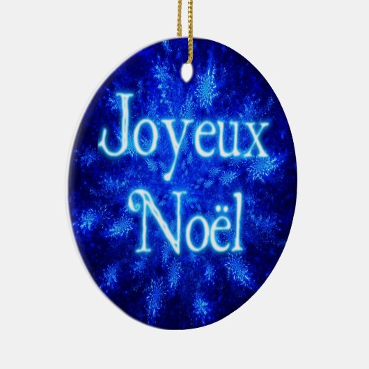 Joyeux Noё l - Snowburst Keramikornament (Rechts)