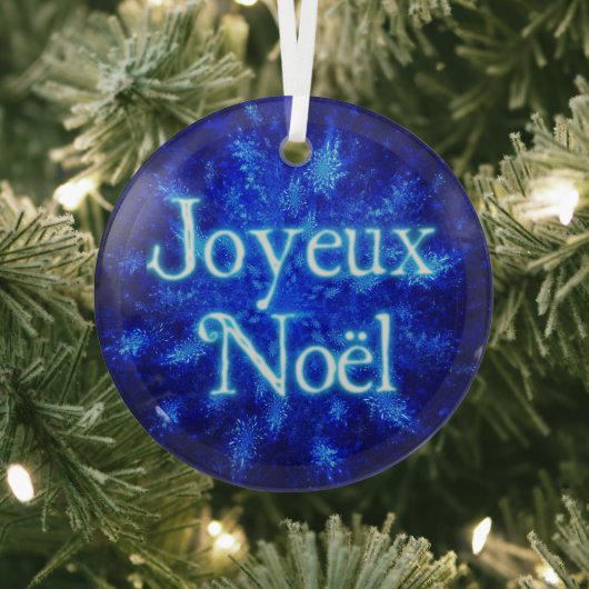 Joyeux Noё l - Snowburst Ornament Aus Glas (InSitu)
