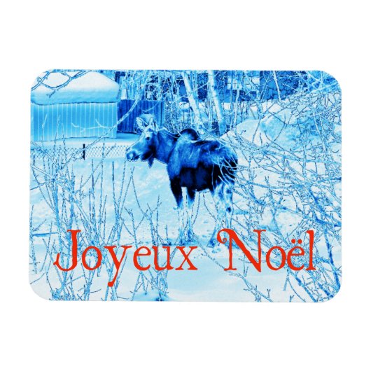 Joyeux Noё l - Urban Moose Magnet (Horizontal)