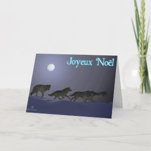 Joyeux Noё l - Wolf Pack Feiertagskarte