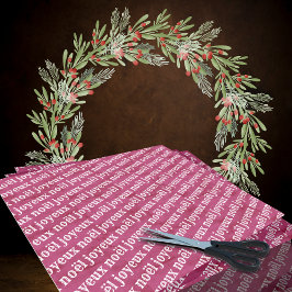 Joyeux Noël Christmas Seidenpapier