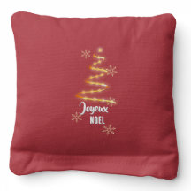 Joyeux Noel Christmas Tree Snowflakes