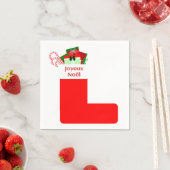 Joyeux Noël Cocktail Napkins Serviette (Beispiel)