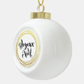 Joyeux Noël - Dekoration des französischen Weihnac Keramik Kugel-Ornament (Rechts)