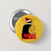 Joyeux Noël Du Chat Noir Button (Vorne & Hinten)