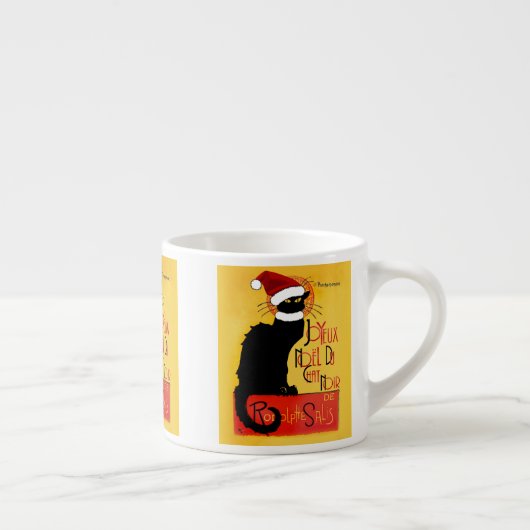 Joyeux Noël Du Chat Noir Espressotasse (Rechts)