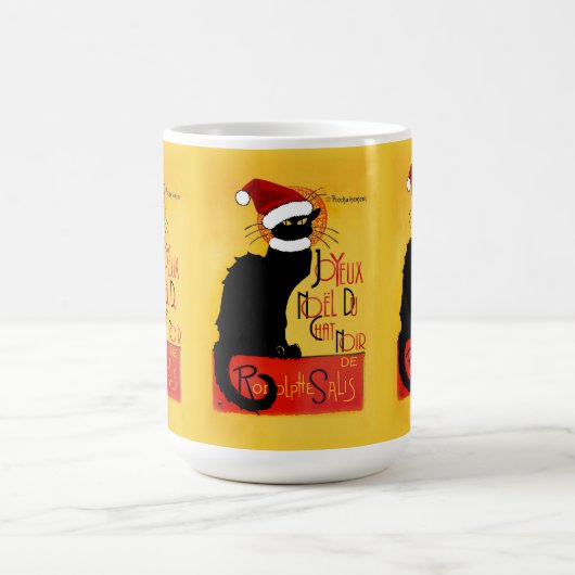 Joyeux Noël Du Chat Noir Kaffeetasse (Mittel)