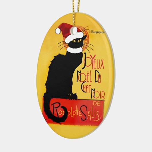 Joyeux Noël Du Chat Noir Keramikornament (Links)