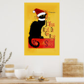 Joyeux Noël Du Chat Noir Poster (Küche)