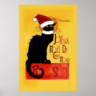 Joyeux Noël Du Chat Noir Poster