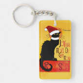 Joyeux Noël Du Chat Noir Schlüsselanhänger (Vorderseite)