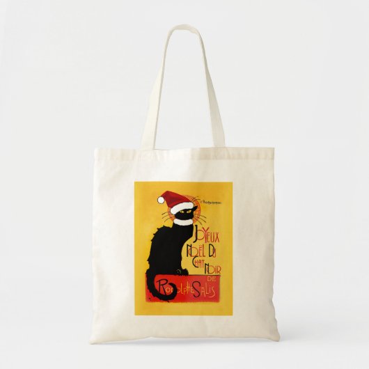 Joyeux Noël Du Chat Noir Tragetasche (Vorne)