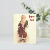 Joyeux Noël Feiertagspostkarte (Stehend Vorderseite)