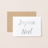 Joyeux Noël Folienkarte (Vorderseite mit Umschlag)