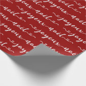 Joyeux Noel French Design Geschenkpapier (Ecke)