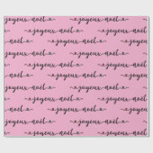 Joyeux Noel French Design Geschenkpapier (Flach)