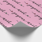 Joyeux Noel French Design Geschenkpapier (Ecke)