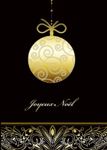Frohe Weihnachten Auf Franzosisch Karten Zazzle De