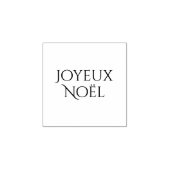 Joyeux Noël, frohe Weihnachten auf Französisch, Gummistempel (Prägung)