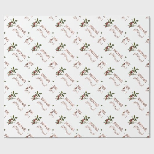 Joyeux Noël Geschenkpapier (Flach)