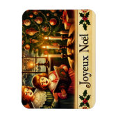 Joyeux Noël - nostalgisch Magnet (Vertikal)