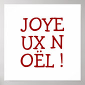 JOYEUX NOËL! POSTER (Vorne)