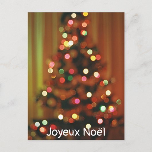 Joyeux Noël Postkarte (Vorderseite)