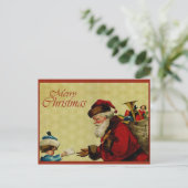 Joyeux Noël Postkarte (Stehend Vorderseite)