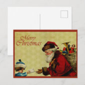 Joyeux Noël Postkarte (Vorne/Hinten)