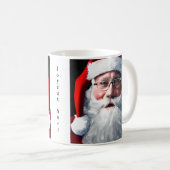 Joyeux Noël Santa Claus Kaffeetasse (VorderseiteRechts)