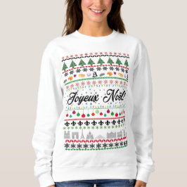 Joyeux Noël Strickjacke Sweatshirt