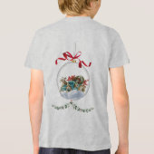 joyeux Noël Tri-Blend Shirt (Rückseite)
