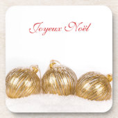 Joyeux Noël Untersetzer (Vorderseite)