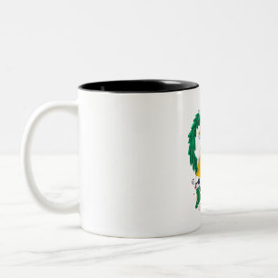Joyeux noël zweifarbige tasse