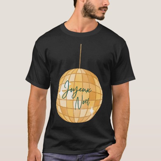 Joyeux Nol - Über den Disco-Ball T-Shirt (Vorderseite)