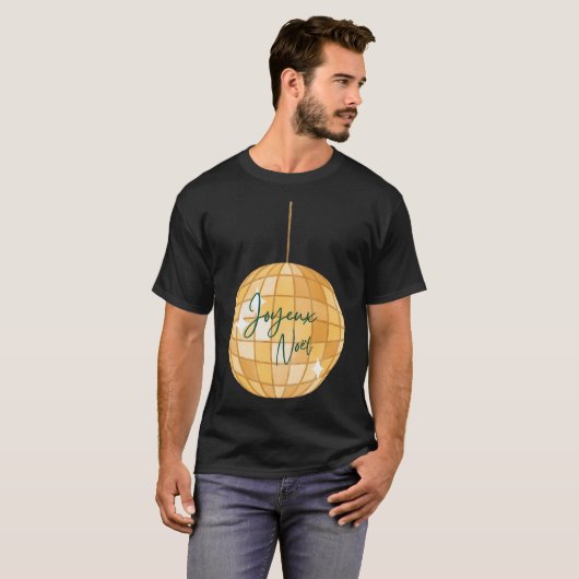 Joyeux Nol - Über den Disco-Ball T-Shirt (Vorne ganz)
