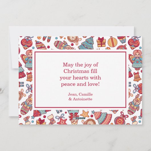 Joyeux Weihnachten (Rückseite)