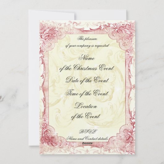 Joyeux Weihnachten (Rückseite)